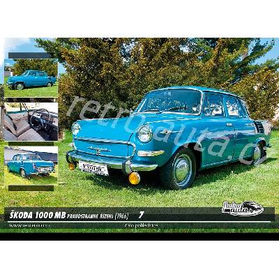 Pohlednice č. 07 - ŠKODA 1000 MB (AJ) (1966)