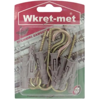 Wkret-met Дюбел с отворена кука Ф8 7 БР/БЛ. wkret-met 18196