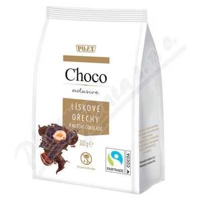 POEX Choco Exclusive Lískové ořechy v ml.čoko 150 g