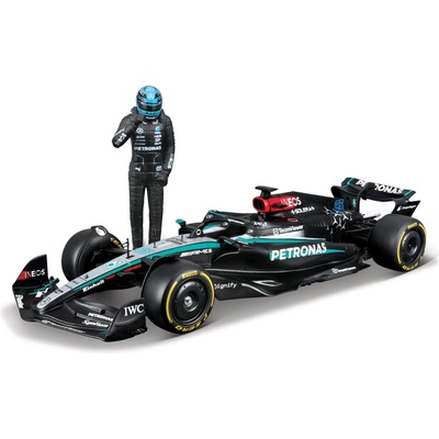 Bburago RACE Formule F1 Team Mercedes-AMG Petronas W15 2024 63 George Russell 1:43