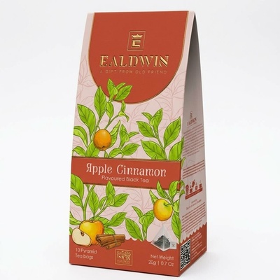 Ealdwin Apple Cinnamon černý čaj 10 pyramid