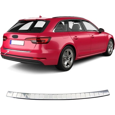 Omtec Nerez kryt zadného nárazníka Audi A4 2008-2016 kombi, Allroad