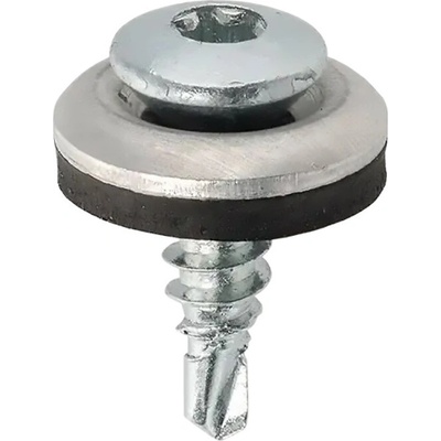 KLIMAS Klempířský šroub 4,8 x 19 mm lakovaný RAL - Torx 20 s EPDM (plech-dřevo) – Zboží Mobilmania