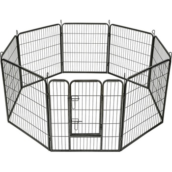 tectake 401717 ohrádka pre šteňatá 8-stranná 80 cm