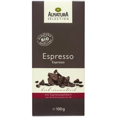 Alnatura Био еспресо шоколад Sélection - 100 г