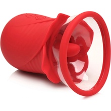 Bloomgasm Lily Lover Sucking & Vibrating Clitoral Stimulator Red