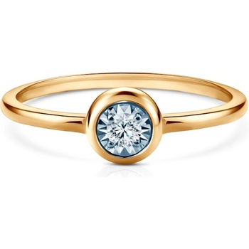 SAVICKI Пръстен Savicki: двуцветно злато, диаманти