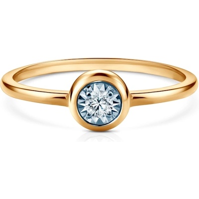 SAVICKI Пръстен Savicki: двуцветно злато, диаманти