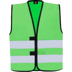 Korntex hi-vis kw aarhus01 / Детска светлоотразителна жилетка - неоново зелена s (76kw0108601)