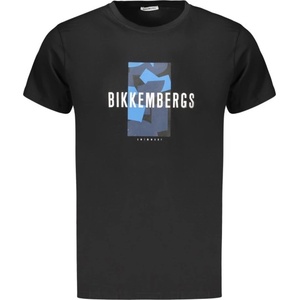 Bikkembergs Мъжка тениска с къс ръкав bikkembergs, Размер m, Цвят Черен (bkk3mts03_neblack)