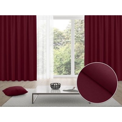 Biante Zatemňovací závěs Blackout BKU-115 Burgundský vínový - šířka 270 cm 270x160 cm