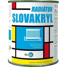 Slovakryl Radiátor farba na radiator 1000 biely 0,75L