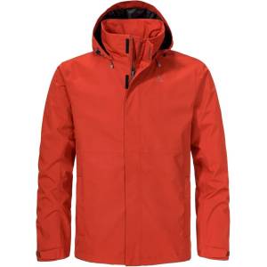 Schöffel Мъжко водоустойчиво яке Schöffel Jacket Gmund Waterproof jacket - Dark Crabapple - размер 48 (EU) (002-2796-0912)