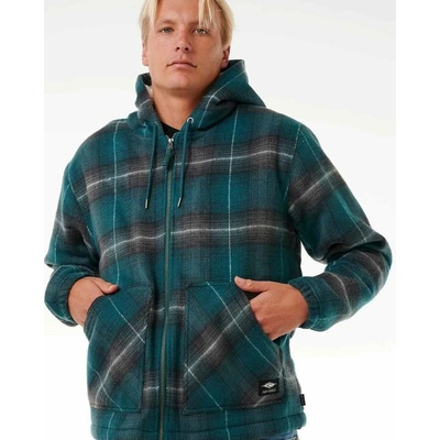 Rip Curl Classic Surf Check Jacket Blue Green