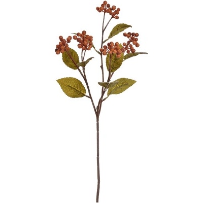 Umelý zápich Wild Berry oranžový 53 cm