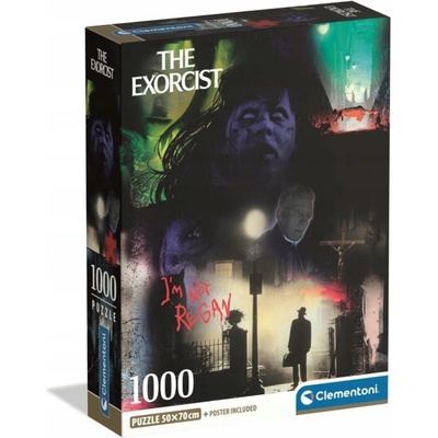 CLEMENTONI Horror Collection Vymítač ďábla 1000 dílků