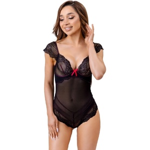 Livco corsetti fashion - livco corsetti bodies Боди livco corsetti fashion - evelyn lc 20243 body with lace trimming and transparencies black l/xl