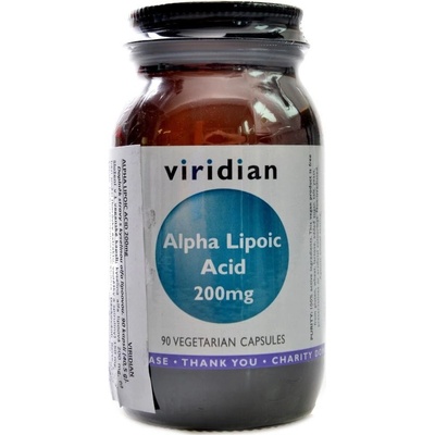 Viridian Alpha Lipoic Acid 200 mg 90 kapslí