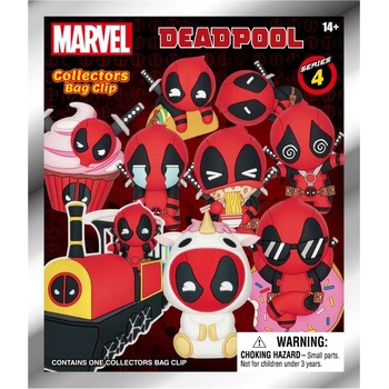 Monogram Marvel Deadpool 3d Foam Bag Clips