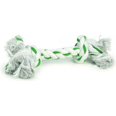 Beeztees Hračka pro psy Flossy lano zeleno bílé 20 cm