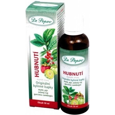 Dr.Popov Chudnutie originálne bylinné kvapky 50 ml