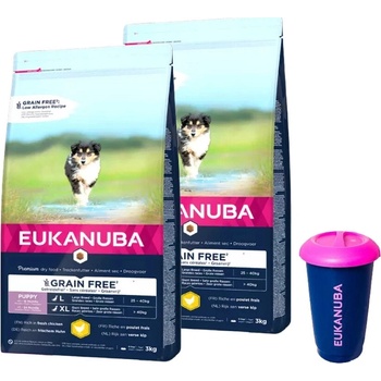 Eukanuba Puppy Grain Free L 2 x 3 kg