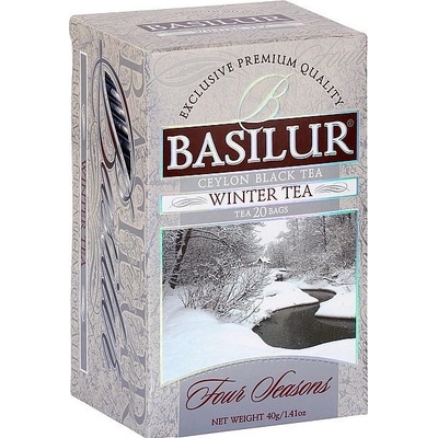 Basilur Černý čaj Four Seasons Winter Tea porcovaný s přebalem 20 sáčků