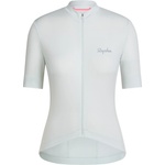 Rapha Дамска фланелка с къс ръкав за колоездене Rapha Women's Brevet Element Jersey Cycling jersey - Light Blue / Silver (156-2872-0414)