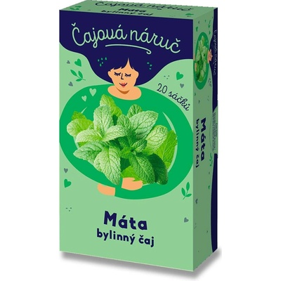 Leros Bylinný čaj Čajová náruč máta 20 x 1,5 g