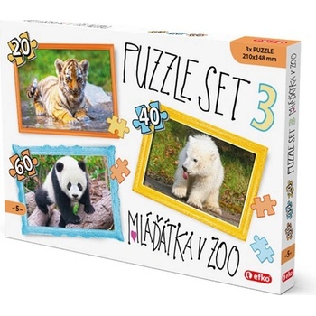 Efko set mláďátka v Zoo 20 40 a 60 dielov