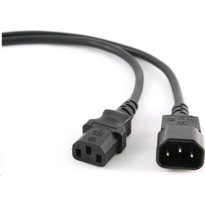 CABELEXPERT kábel napájací predl., C13-C14 PC-Monitor, 0,75mm2, 1,8m