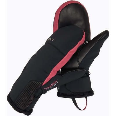 LEKI Дамски скиорски ръкавици LEKI Vallarta 3D Mitt black/ rose