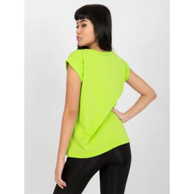 T shirt RV TS 7543.12X fluo green svetlozelená