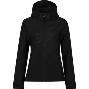 Regatta VENTURER TRA 702 / Дамско трислойно софтшел яке с качулка - черно/черно XL (36A7028082f)