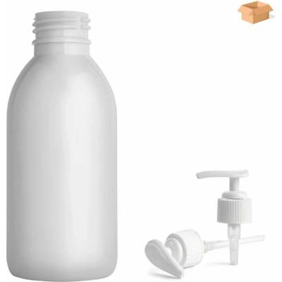 Tera plastová lahvička bílá s bílou pumpičkou 150 ml 260 ks