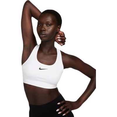 Nike Дамски сутиен Nike Swoosh Medium Support Non-Padded Sports Bra - Бял