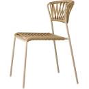 Scab Židle LISA FILÓ antracit PVC výplet SCAB N80 - černý