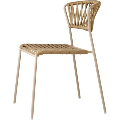 Scab Židle LISA FILÓ antracit PVC výplet SCAB N80 - černý