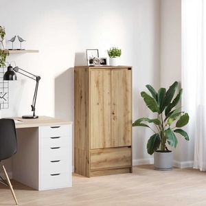 vidaXL Шкаф с чекмеджета, дъб артизан 55, 5x34x119, 5 см инженерно дърво (861651)