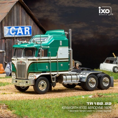 IXO Kenworth K100 Aerodyne 1976 Zelená 1:43