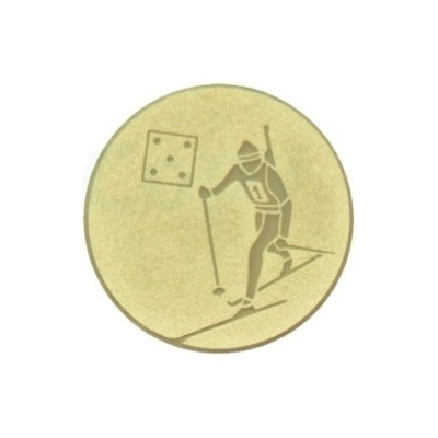 Kovový emblém BIATLON 047