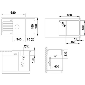 Image 1 of BLANCO ZIA 45 S Compact (526009)