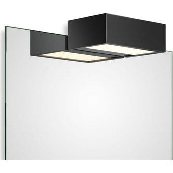 DECOR WALTHER Лампа над огледалото Box Clip On LED 15 см черен мат (0419760)