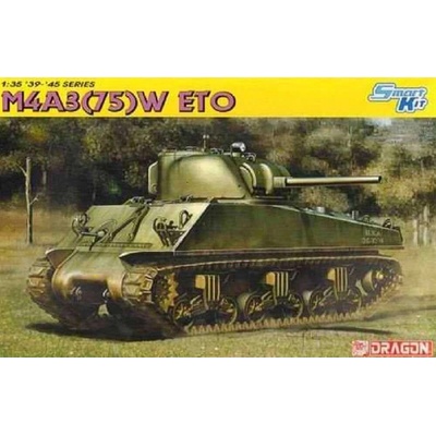 Dragon armor Model Kit tank 6698 M4A3 75 W ETO 1:35