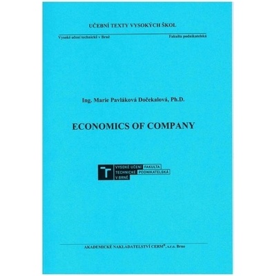 Economics of Company - dotisk - Marie Pavláková-Dočekalová