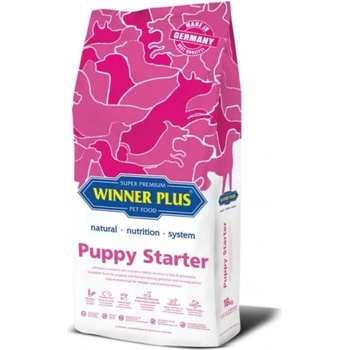 WINNER PLUS Super Premium Puppy Starter - храна за отбити кученца от всички породи и за женски кучета през периода на бременност и кърмене, Германия - 18 кг