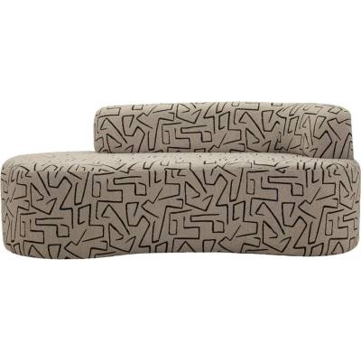 Mauro Ferretti Бежов диван от букле 176 cm Nairobi - Mauro Ferretti (1429340000)