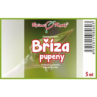 Breza púčiky gemmoterapie 5 ml
