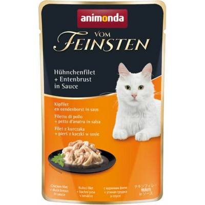Animonda Vom Feinsten s kuřecím filé a kachními prsy v omáčce 18 x 50 g