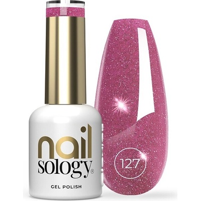 Clavier Nailsology Hybridný gél s efektom Flash 127 Super Violet 8 ml